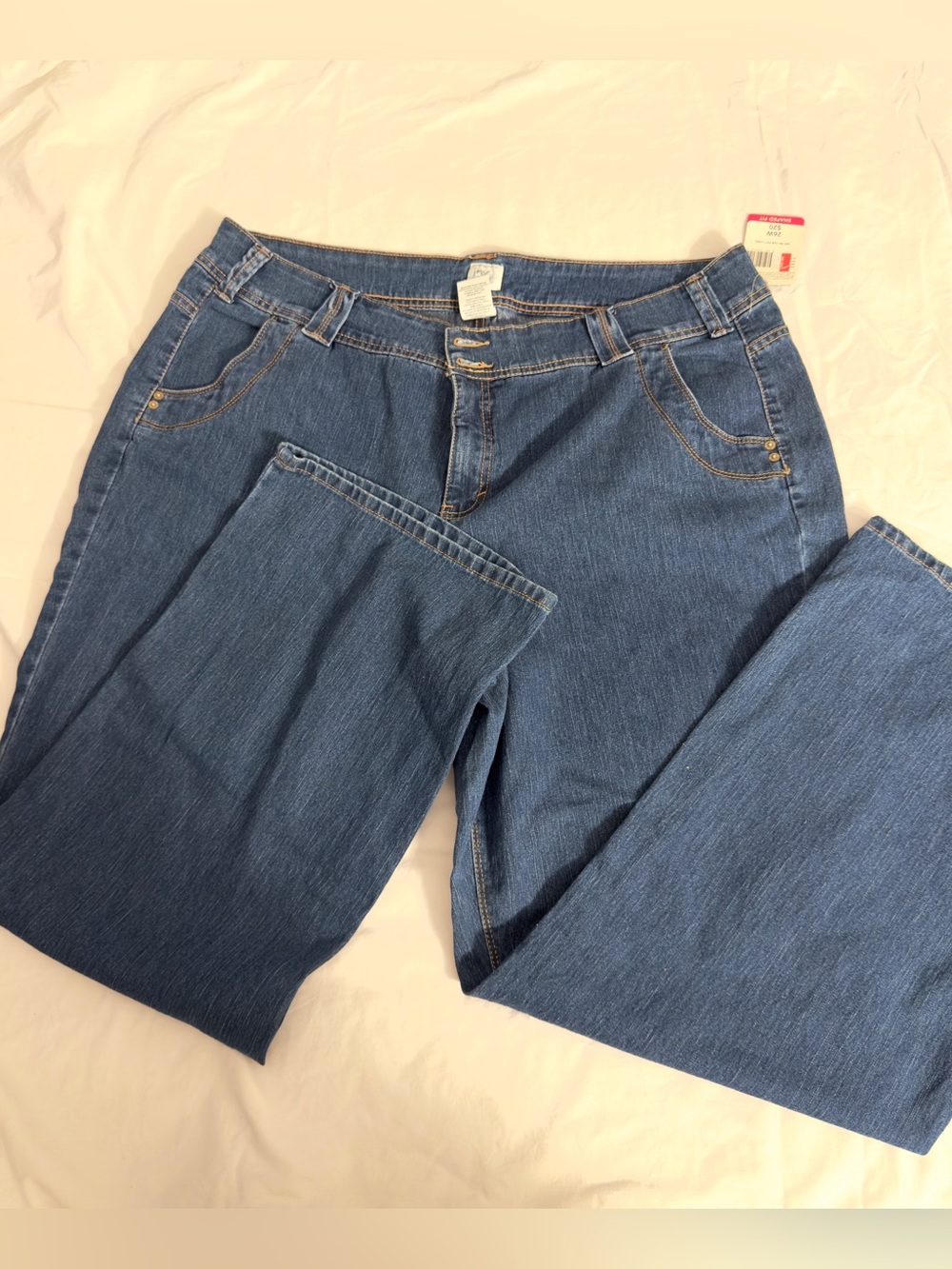 NWT Women's Plus Size 25 W Blue Denim Jeans